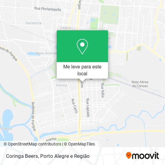 Coringa Beers mapa
