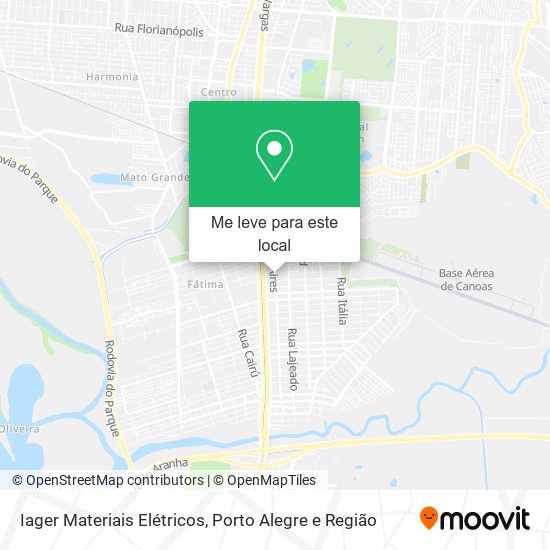 Iager Materiais Elétricos mapa