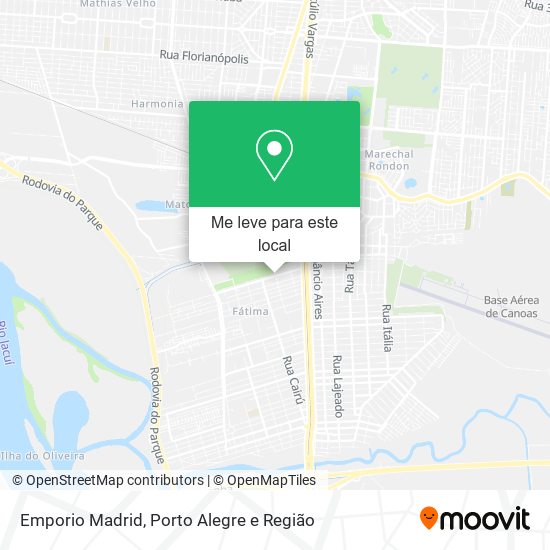 Emporio Madrid mapa