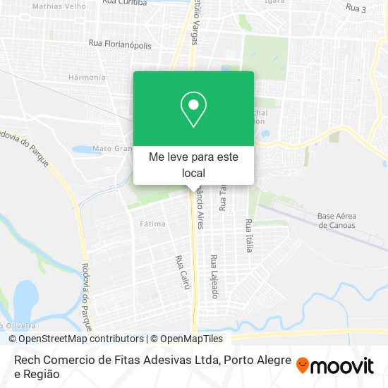 Rech Comercio de Fitas Adesivas Ltda mapa