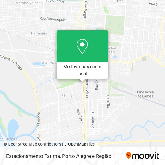 Estacionamento Fatima mapa