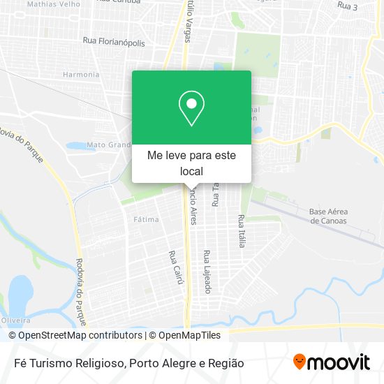 Fé Turismo Religioso mapa