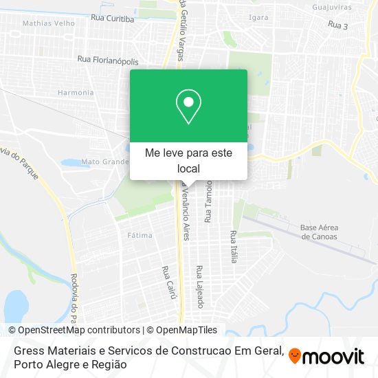 Gress Materiais e Servicos de Construcao Em Geral mapa