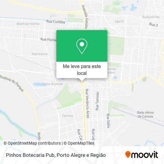 Pinhos Botecaria Pub mapa