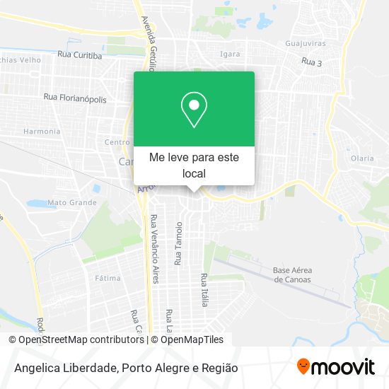 Angelica Liberdade mapa