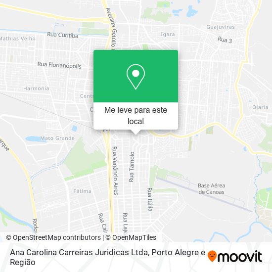 Ana Carolina Carreiras Juridicas Ltda mapa