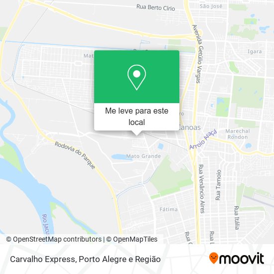 Carvalho Express mapa