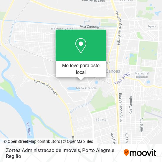 Zortea Administracao de Imoveis mapa