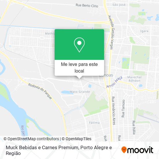Muck Bebidas e Carnes Premium mapa