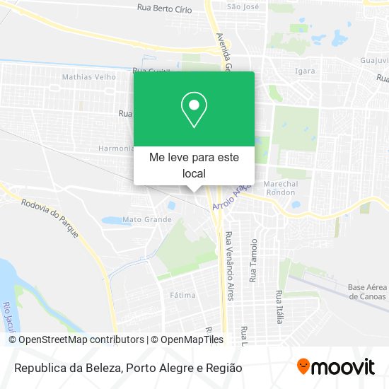 Republica da Beleza mapa