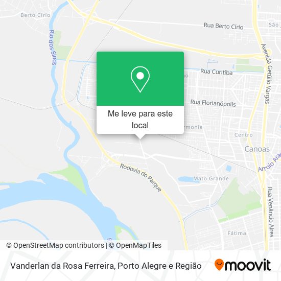 Vanderlan da Rosa Ferreira mapa