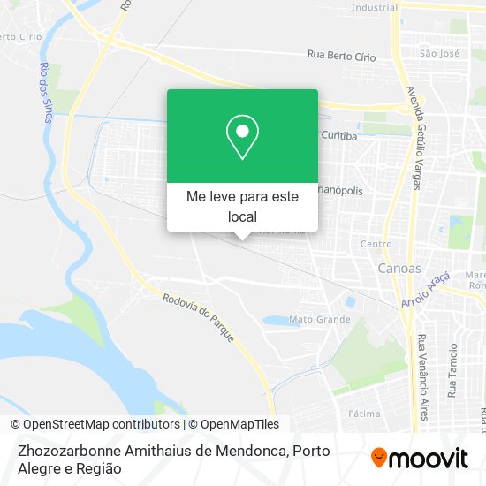 Zhozozarbonne Amithaius de Mendonca mapa