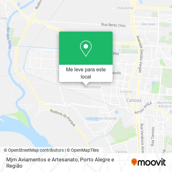 Mjm Aviamentos e Artesanato mapa