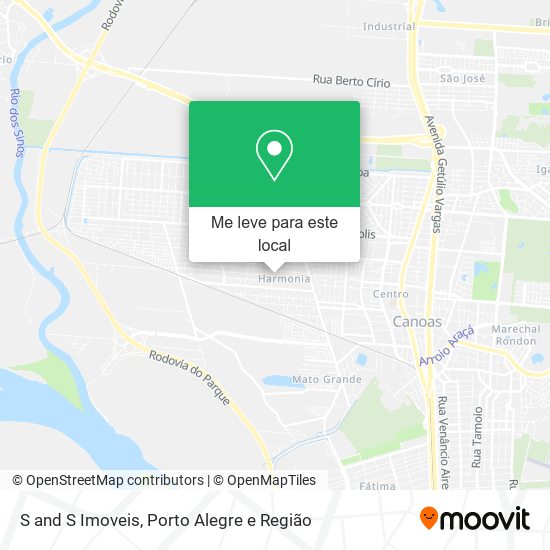 S and S Imoveis mapa