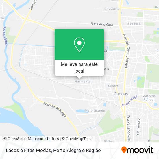 Lacos e Fitas Modas mapa