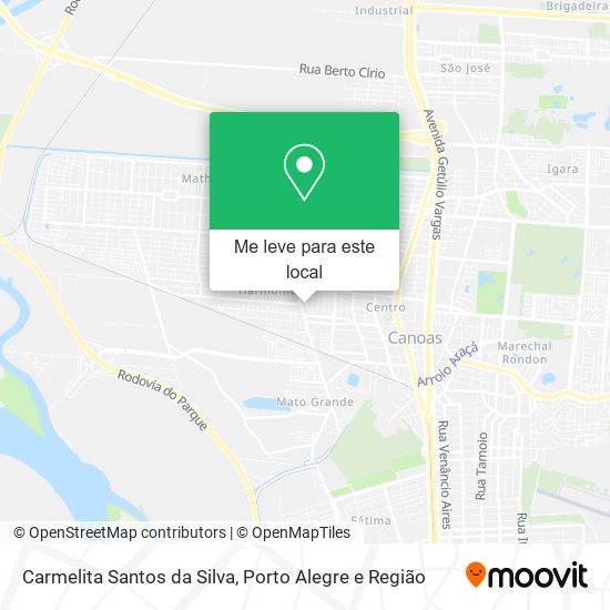 Carmelita Santos da Silva mapa