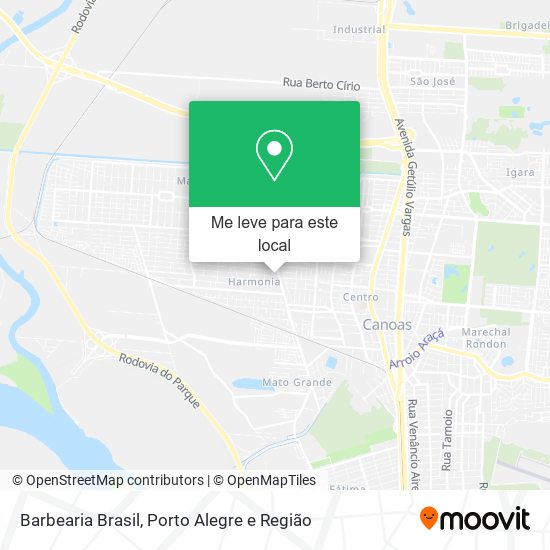 Barbearia Brasil mapa