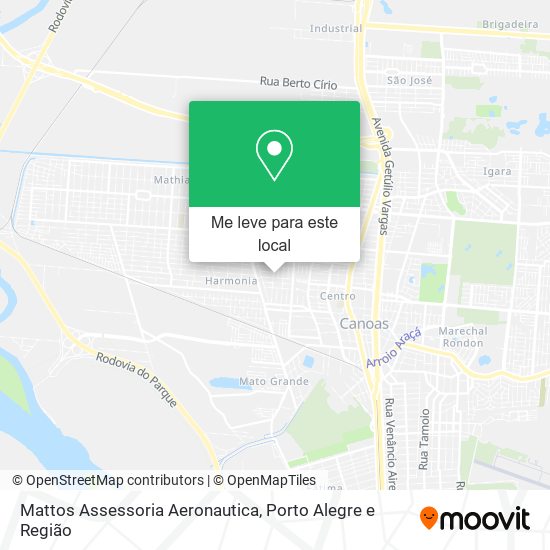 Mattos Assessoria Aeronautica mapa