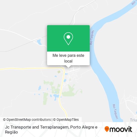 Jc Transporte and Terraplanagem mapa