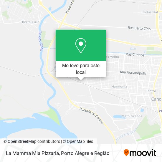 La Mamma Mia Pizzaria mapa
