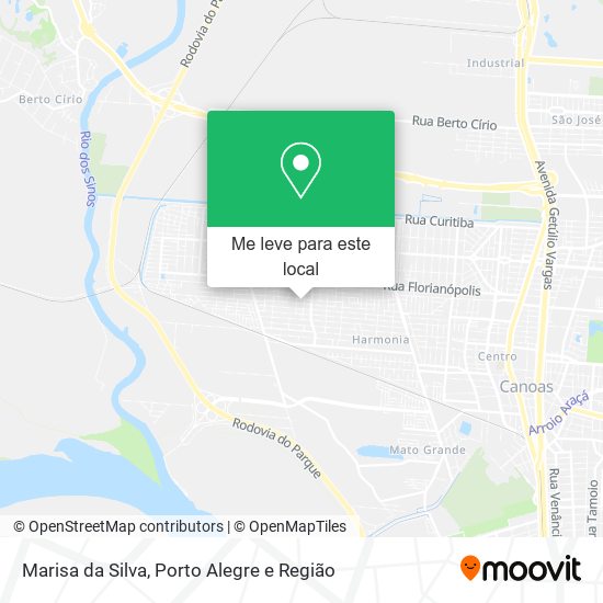 Marisa da Silva mapa