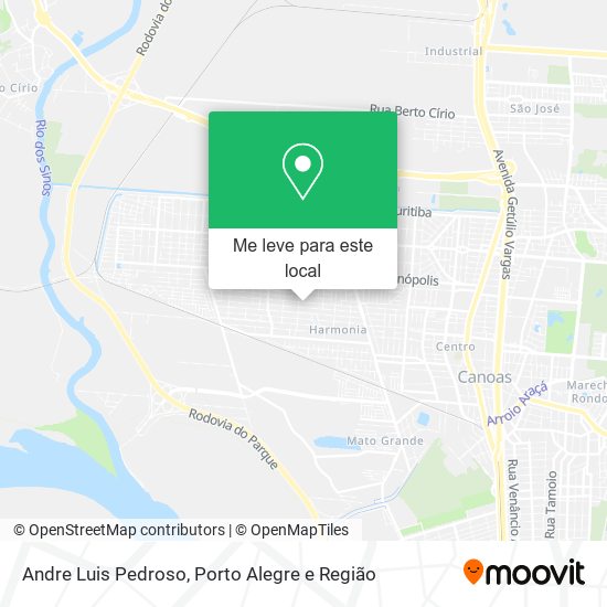 Andre Luis Pedroso mapa