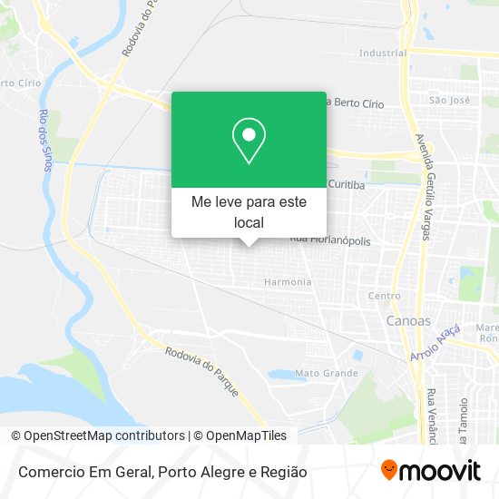 Comercio Em Geral mapa