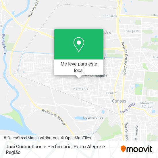 Josi Cosmeticos e Perfumaria mapa