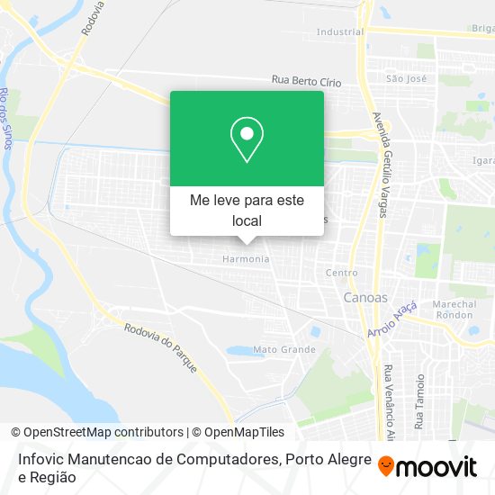 Infovic Manutencao de Computadores mapa