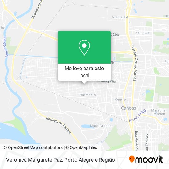Veronica Margarete Paz mapa