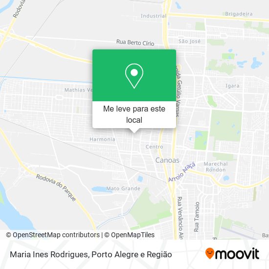 Maria Ines Rodrigues mapa