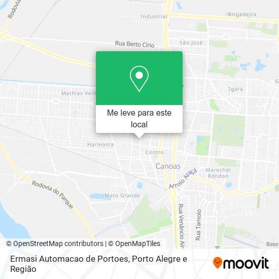 Ermasi Automacao de Portoes mapa