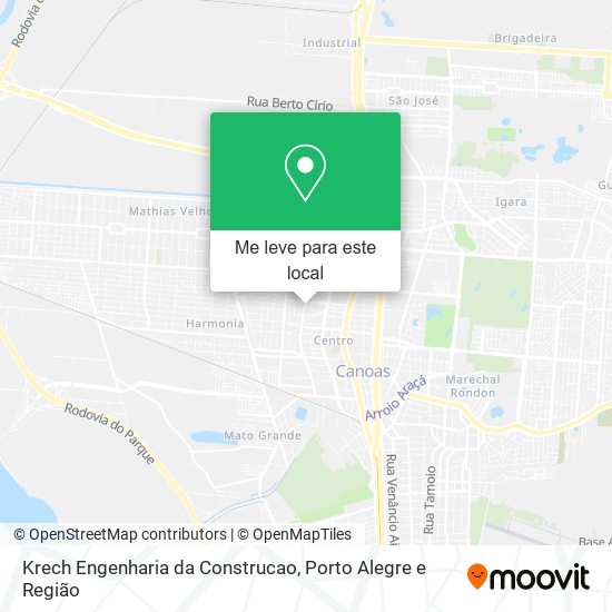 Krech Engenharia da Construcao mapa