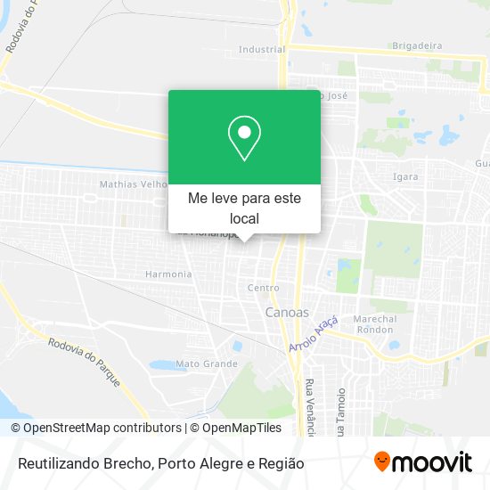 Reutilizando Brecho mapa