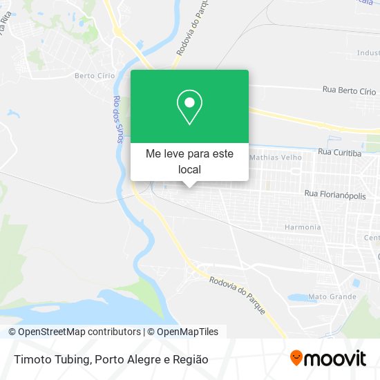 Timoto Tubing mapa
