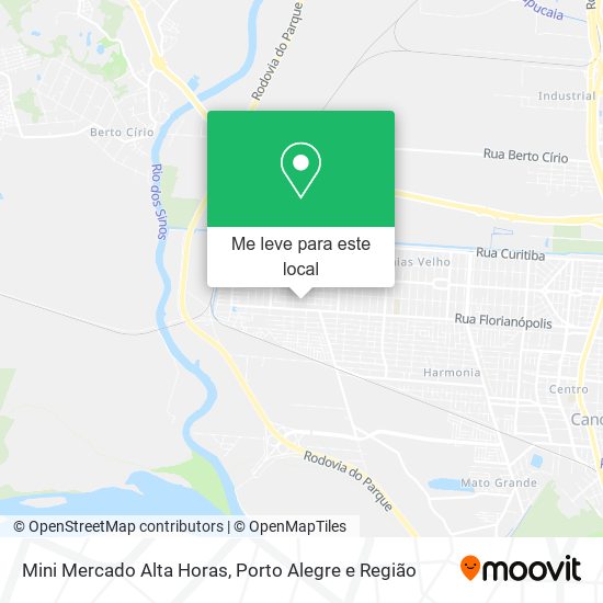 Mini Mercado Alta Horas mapa