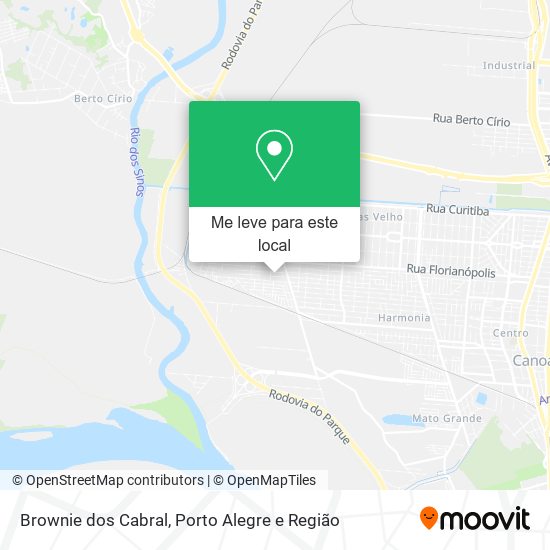 Brownie dos Cabral mapa