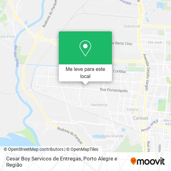 Cesar Boy Servicos de Entregas mapa
