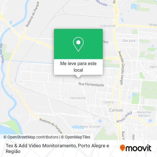 Tex & Add Video Monitoramento mapa