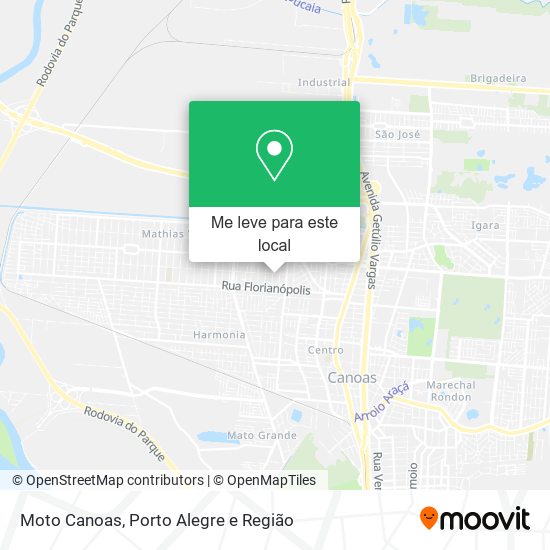 Moto Canoas mapa