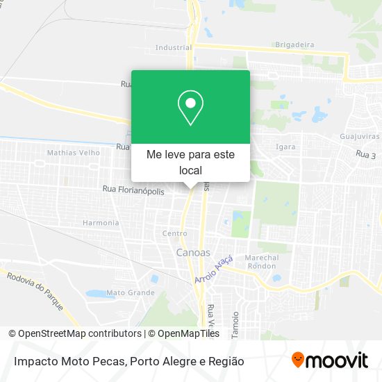 Impacto Moto Pecas mapa