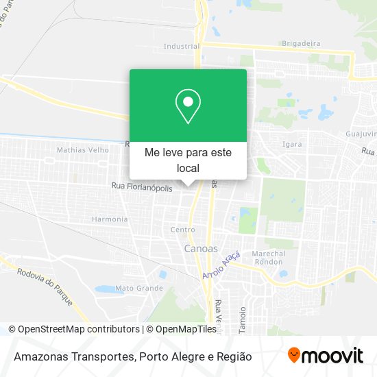 Amazonas Transportes mapa