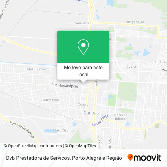 Dvb Prestadora de Servicos mapa