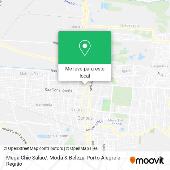 Mega Chic Salao / , Moda & Beleza mapa