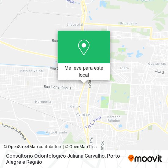 Consultorio Odontologico Juliana Carvalho mapa