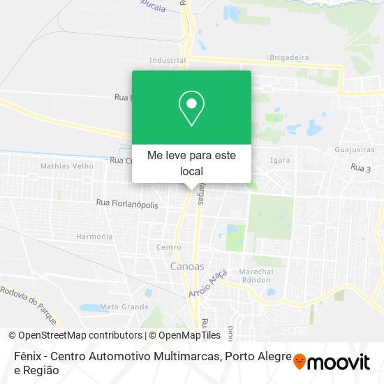 Fênix - Centro Automotivo Multimarcas mapa