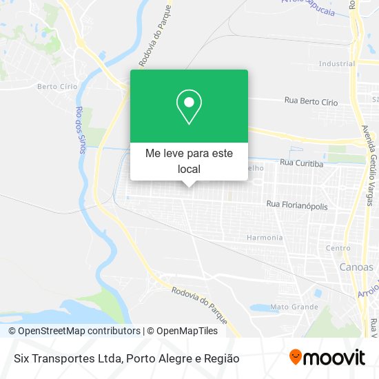 Six Transportes Ltda mapa