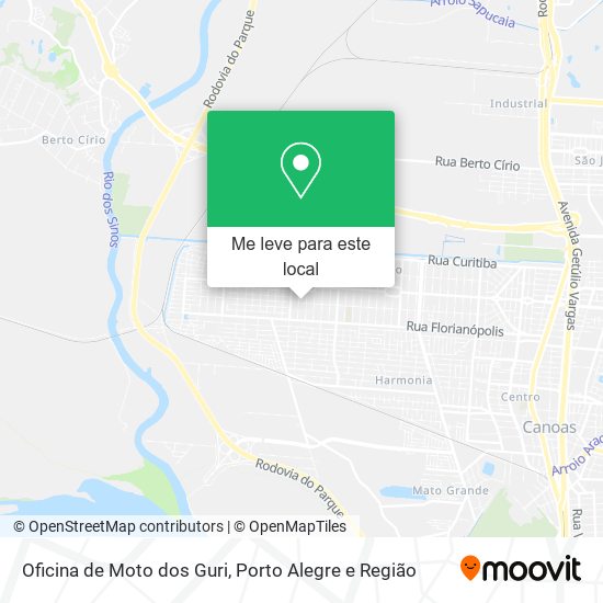 Oficina de Moto dos Guri mapa