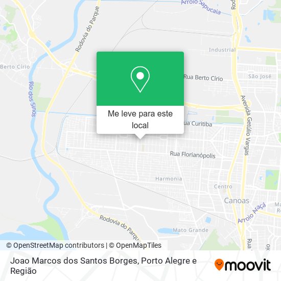 Joao Marcos dos Santos Borges mapa