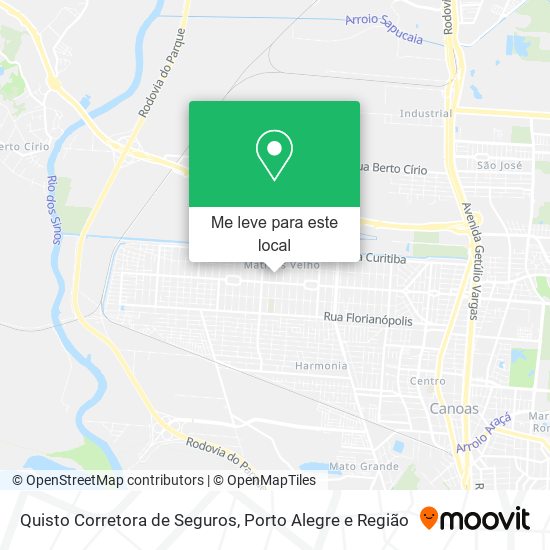 Quisto Corretora de Seguros mapa